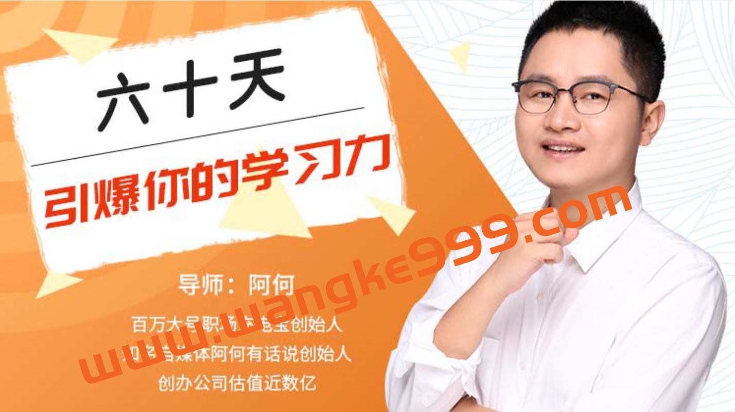 阿何《60天引爆你的学习力》插图 阿何《60天引爆你的学习力》插图