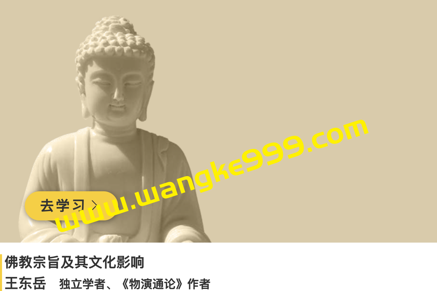 王东岳《佛教宗旨及其文化影响》插图