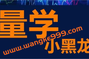 小黑龙《股票量价学，量柱，量线技术》视频讲座