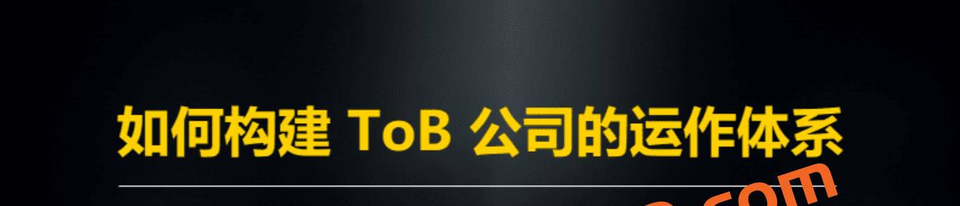 【市场运营】如何构建ToB公司的运作体系插图 【市场运营】如何构建ToB公司的运作体系插图