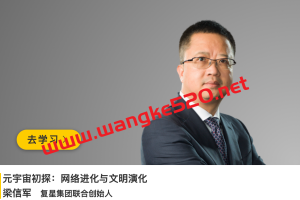 复星集团联合创始人·梁信军《元宇宙初探：网络进化与文明演化》