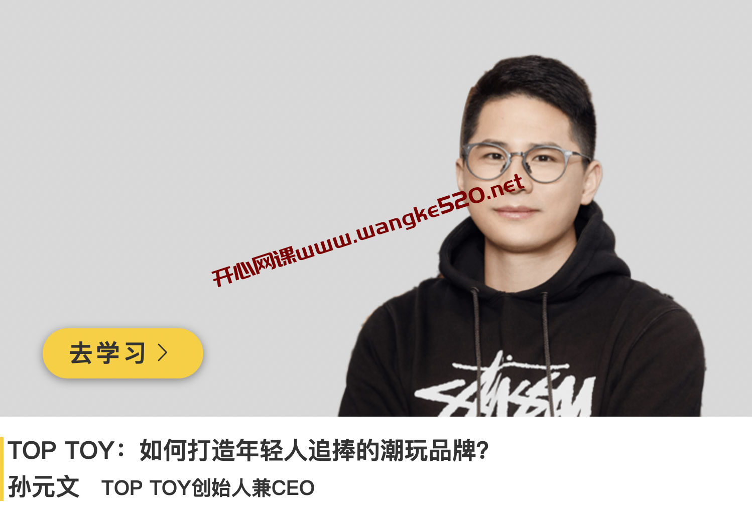 孙元文《TOP TOY：如何打造年轻人追捧的潮玩品牌？》插图