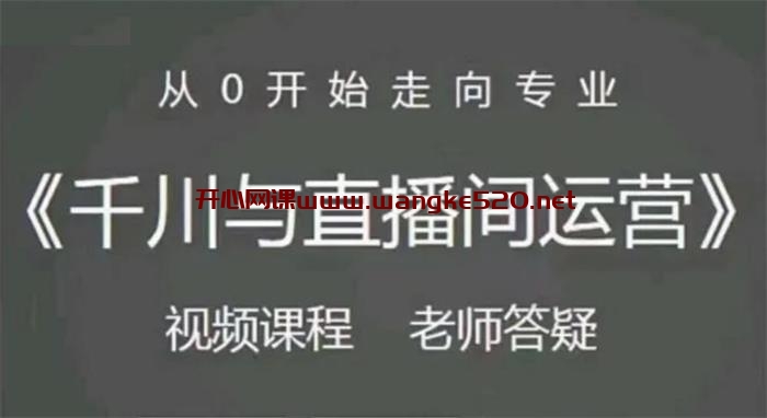 阳光《千川与直播间运营》：从0开始走向专业插图