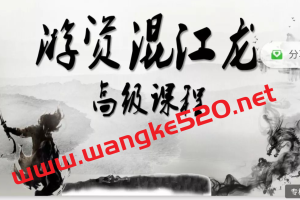 游资混江龙·游资训练营【高阶课程】:价值8888元