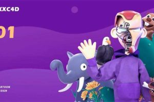 邹星星《C4D卡通形象建模21天打卡课》：零基础学会建模渲染场景搭建