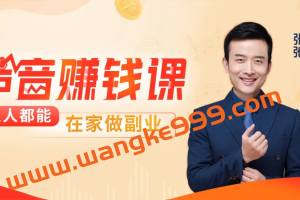 张弛 | 声音变现课：把你的声音变成钱  人人都能在家做副业