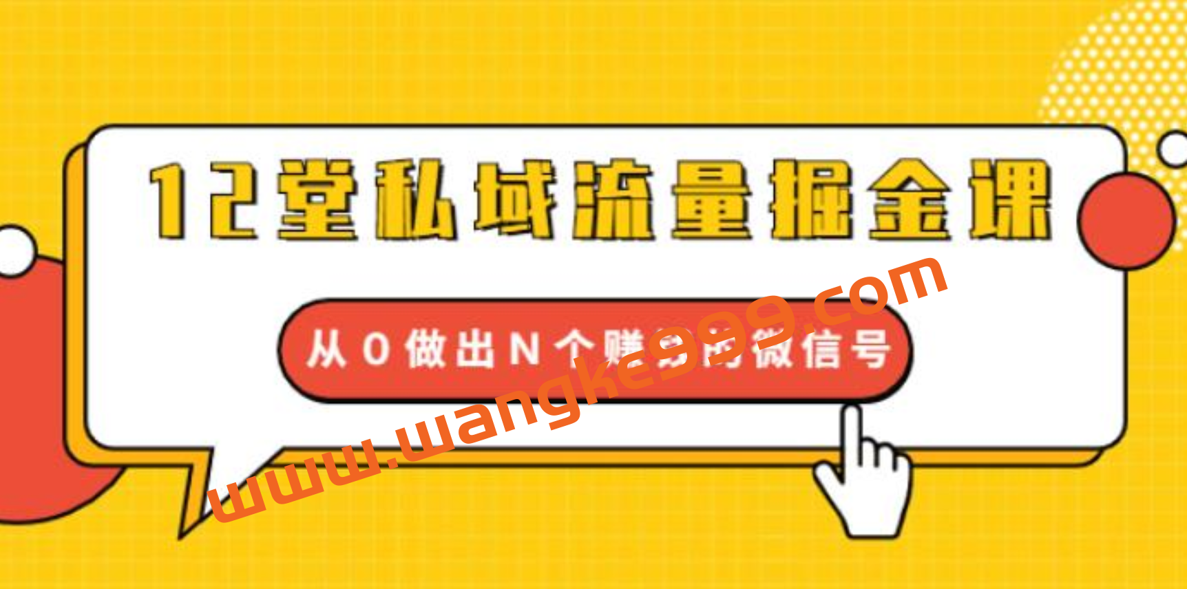 杨坤龙《12堂私域流量掘金课》：打通私域4大关卡，从0做出N个赚钱的微信号插图