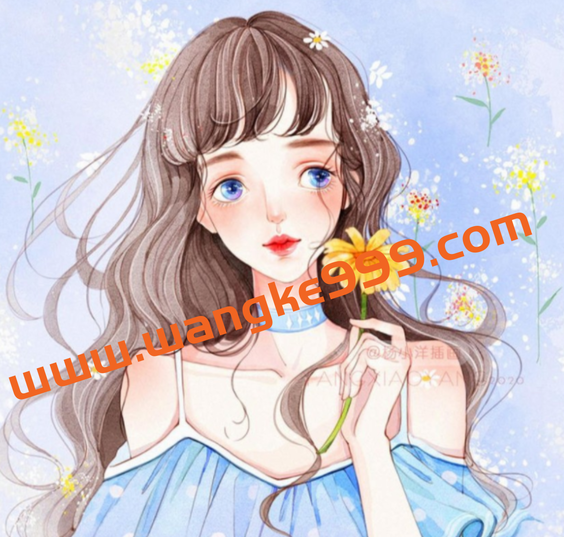 杨小洋《板绘少女插画课》：视频教学，有笔刷高清画质插图