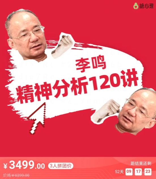 李鸣:精神分析全阶系统120讲 第二期插图 李鸣:精神分析全阶系统120讲 第二期插图