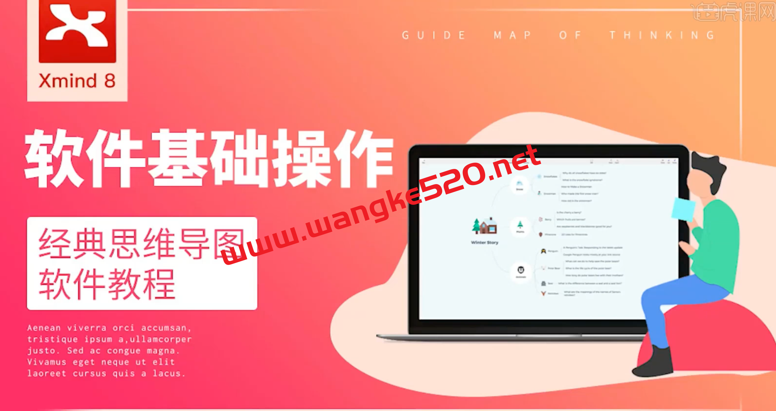 虎课网·手把手教你如何用XMind制作思维导图:零基础学习Xmind 8软件插图 虎课网·手把手教你如何用XMind制作思维导图:零基础学习Xmind 8软件插图