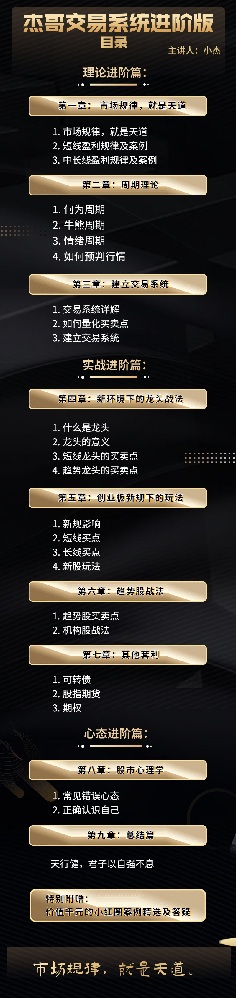 杰豹联动系统课《豹哥短线实战系统课》和《杰哥交易系统进阶版》视频教程插图2