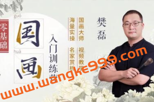 樊磊《19节国画入门课》教程视频,零基础画出大师范