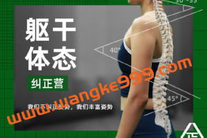 一介粗人纠正力量2021年课程：躯干体态纠正营