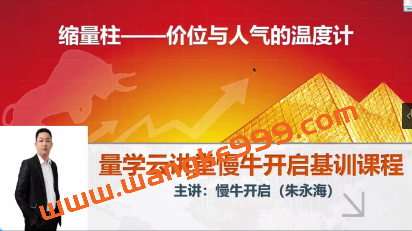 量学云讲堂朱永海慢牛开启集训课程段位课第一段插图 量学云讲堂朱永海慢牛开启集训课程段位课第一段插图