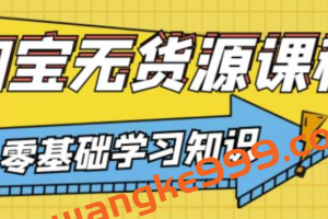 兽爷解惑·淘宝无货源课程，有手就行，只要认字，小学生也可以学会
