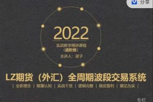 LZ期货（外汇)全周期波段交易系统实战教学精讲课程