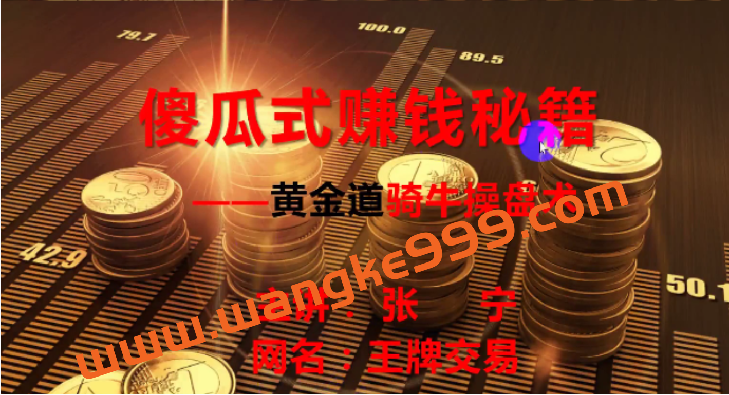 量学云讲堂张宁 量乾坤 王牌交易量学系统课第03期插图