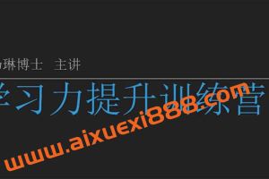 姚乃琳《学习力提升训练营》