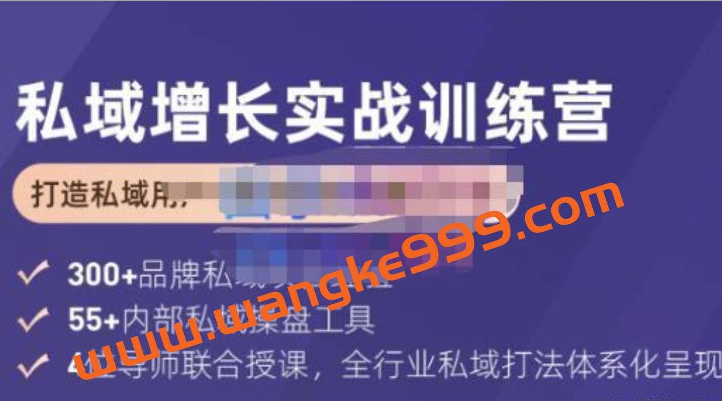 馒头商学院·私域增长实战训练营(第五期),打造私域用户+营收插图 馒头商学院·私域增长实战训练营(第五期),打造私域用户+营收插图