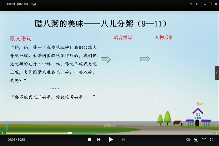 人教部编版小学六年级语文下册教学视频插图3 人教部编版小学六年级语文下册教学视频插图3