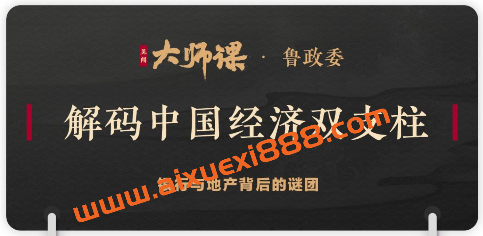 鲁政委《解码中国经济双支柱》：银行与地产背后的谜团插图