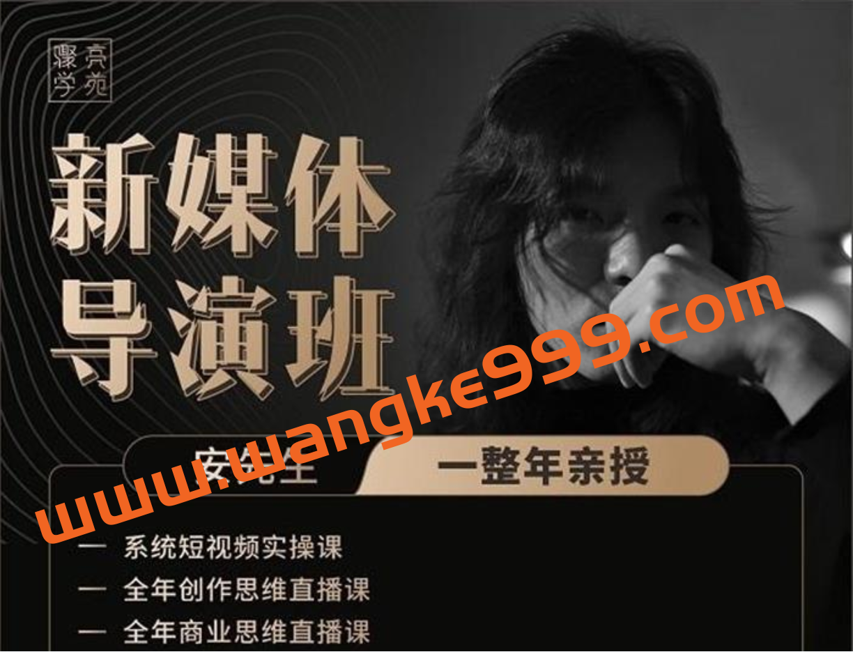 【众筹】安先生新媒体导演班:九大板块短视频创作课,内容-思维-美学插图 【众筹】安先生新媒体导演班:九大板块短视频创作课,内容-思维-美学插图