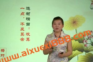 杨巧铃 中考散文写作训练营10讲带讲义完结