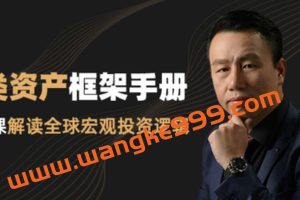 付鹏《大类资产框架手册》：30节课解读全球宏观投资逻辑