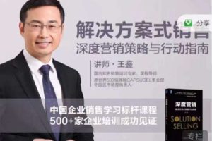 深度营销：让成交率翻倍的8个销售策略和技巧