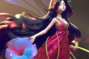 小花仙子风格化三维静帧全流程案例教学zbrush课程