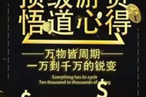 28位游资悟道心法合集 pdf文档