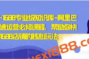 亿事君《1688运营必修课》