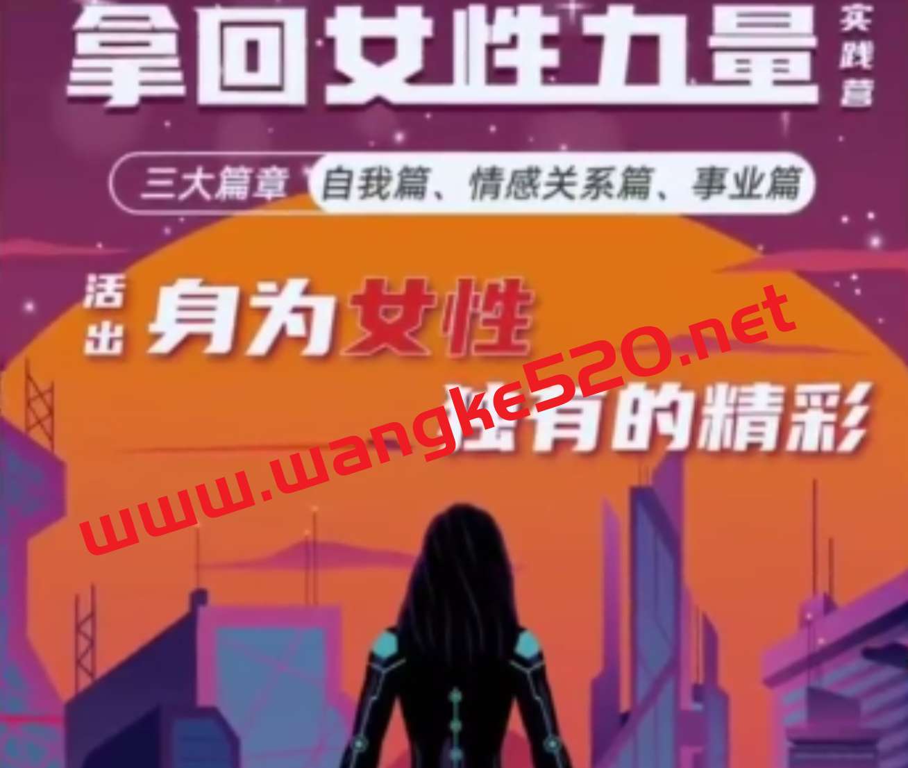 杨帆·拿回女性力量实践营三大篇章:自我篇、情感关系篇、事业篇插图 杨帆·拿回女性力量实践营三大篇章:自我篇、情感关系篇、事业篇插图