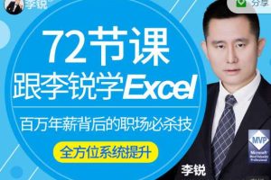 跟李锐学Excel从入门到精通（72节课）