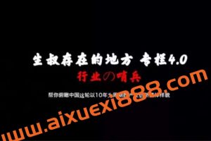 生叔存在的地方4.0行业哨兵，帮你俯瞰中国这轮以10年为周期的产业创新整体样貌