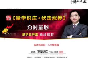 量学云讲堂刘智辉《量学识庄·伏击涨停》42期