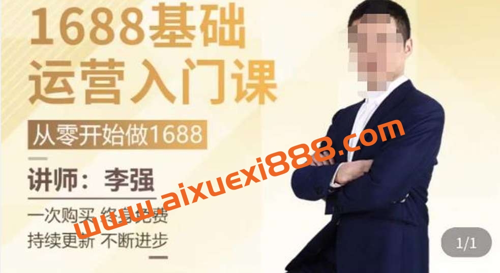 1688运营基础入门系统课，​20课时带你系统性解析1688运营插图