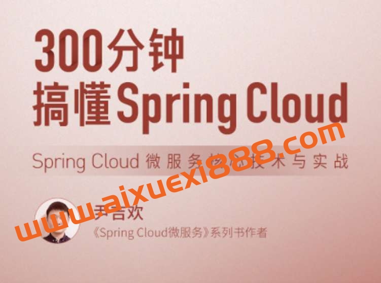 300分钟搞懂 Spring Cloud，Spring Cloud 微服务核心技术与实战插图
