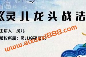 【灵儿】核心龙头战法灵儿投研日记2022年