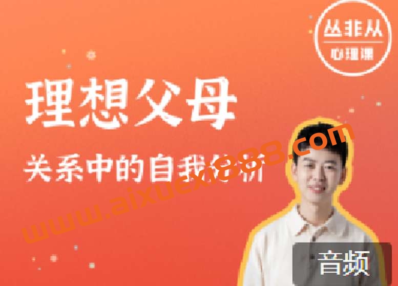 丛非从 理想父母：关系中的自我分析插图