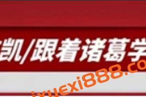 陈凯 跟着诸葛学交易课程 诸葛就是不亮 三周期交易体系应用 10集