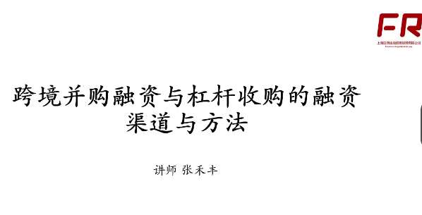 跨境并购与杠杆收购的融资渠道与方法插图