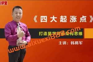 量学云讲堂韩将军打造量学黄金架构思维第20期