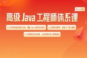 极客时间2023年高级Java工程师体系课 2.0