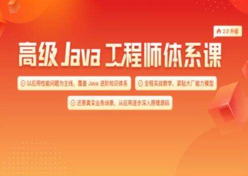 极客时间2023年高级Java工程师体系课 2.0插图 极客时间2023年高级Java工程师体系课 2.0插图