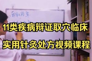 11类疾病,辩证取穴、临床实用针灸处方