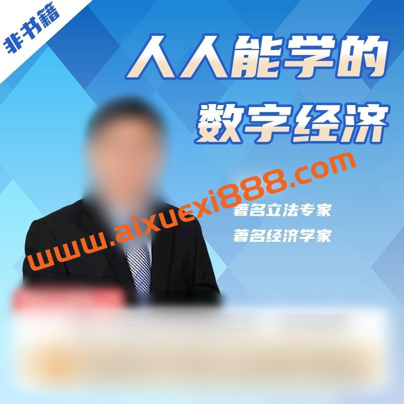朱少平人人都能学的数字经济