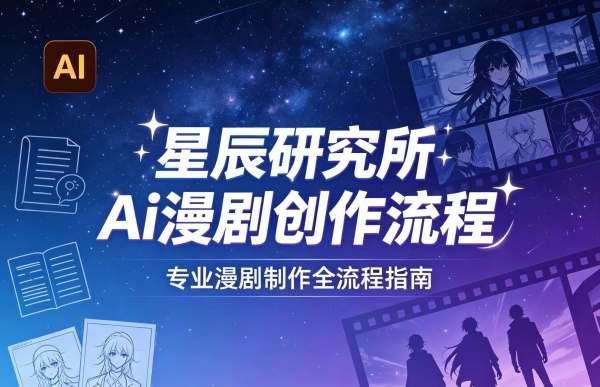 星辰研究所AI漫剧创作流程，专业漫剧制作全流程指南插图
